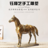 廠家定制玻璃鋼馬雕塑 動物景觀園林工藝品擺件 定做圓雕家居飾品