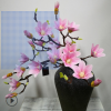玉蘭枝仿真手感香水玉蘭花園林造景3D玉蘭樹仿真花插花玉蘭枝新款