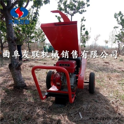 果園自走式樹枝粉碎機,樹葉樹枝粉碎機大型園林樹枝粉碎機