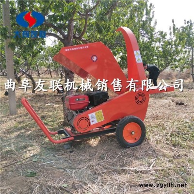 茶園枝葉破碎機 柴油大馬力10公分樹杈破碎機道路修剪樹枝機枝條粉碎機