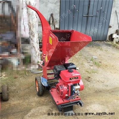 高效碎枝機(jī) 苗圃濕枝條蘋果樹(shù)果木切碎機(jī) 碎木機(jī)可定制